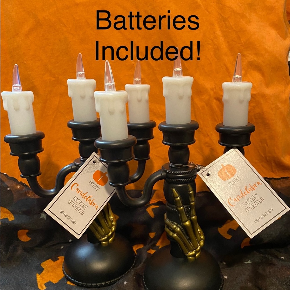 Target Light Up Halloween Candelabra Set